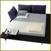 Auf dem Foto: Bett MALY BETT von Ligne Roset, Designer Peter Maly