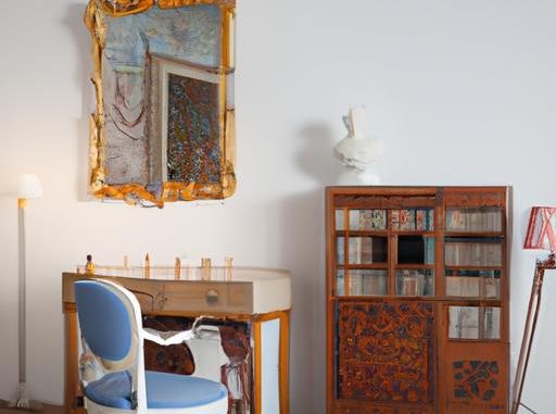 Das Interieur im Detail: neoklassizistisches Wohnzimmer